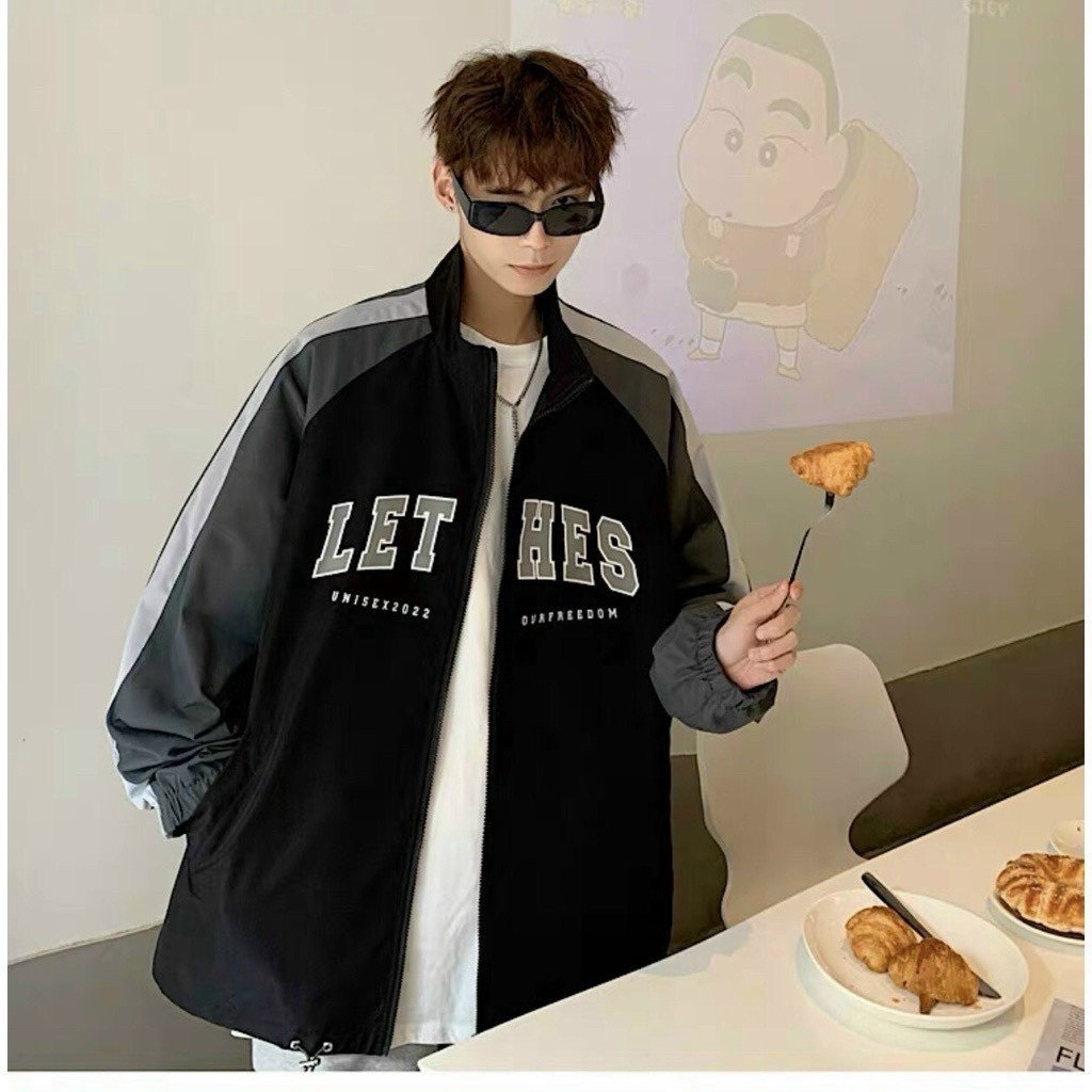 Áo Khoác Bomber Dù Lethes Nam Nữ Form Rộng 2 Lớp Gu98 - Nana House