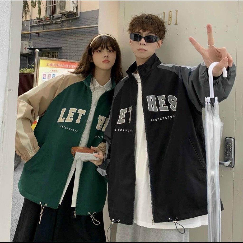 Áo Khoác Bomber Dù Lethes Nam Nữ Form Rộng 2 Lớp Sa16 - Sam Store