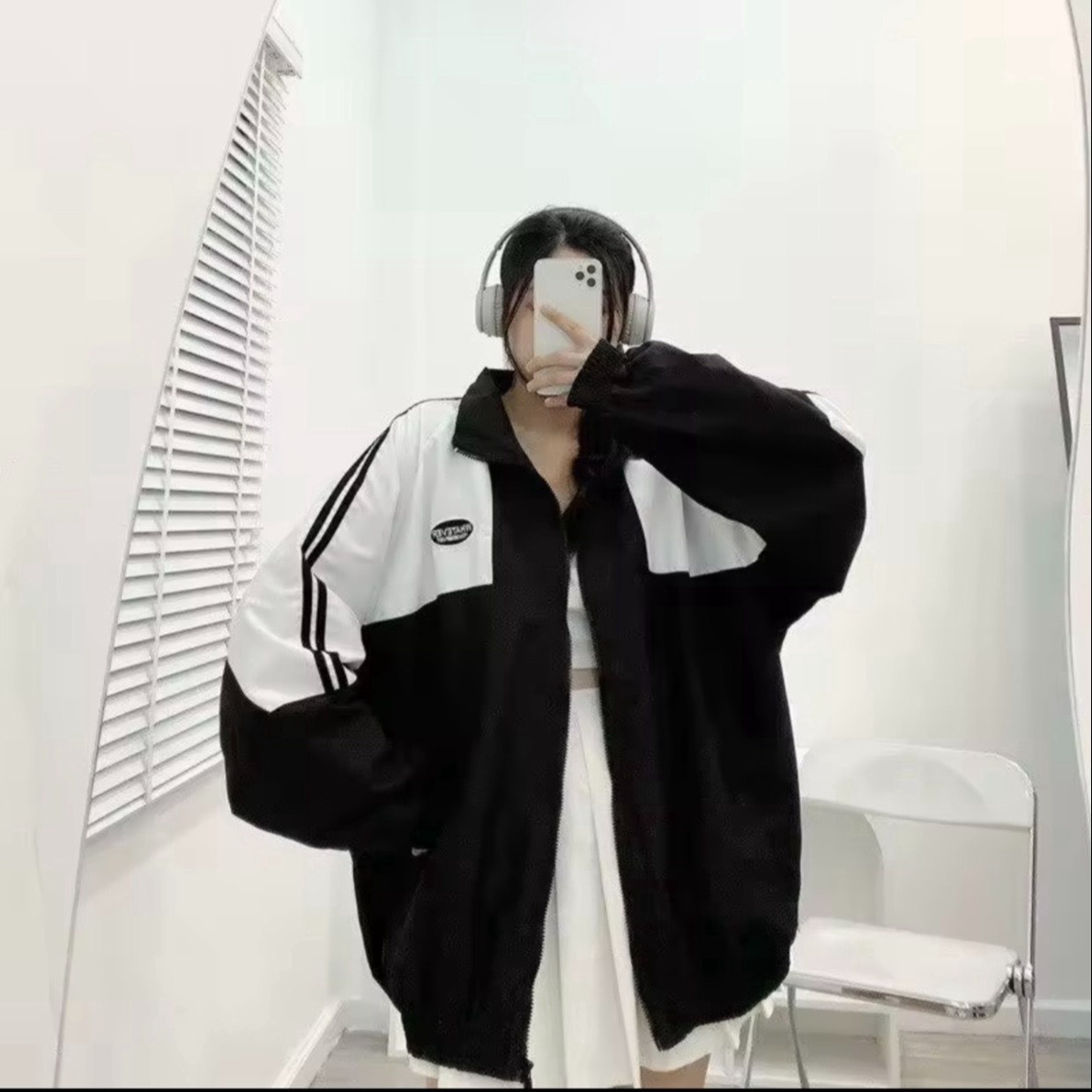 Alternative view of Áo Khoác Bomber Dù Whatever Nam Nữ Form Rộng 2 Lớp Sam24 - Sam Store