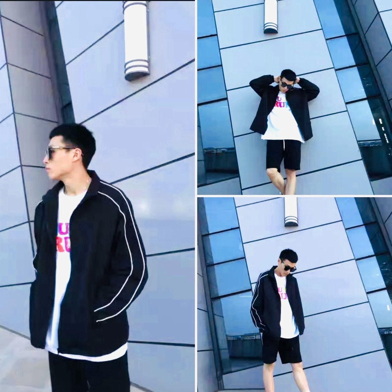 Áo Khoác Bomber Dù Chạy Sọc Tay Nam Nữ Form Rộng 2 Lớp Sa48 - Sam Store