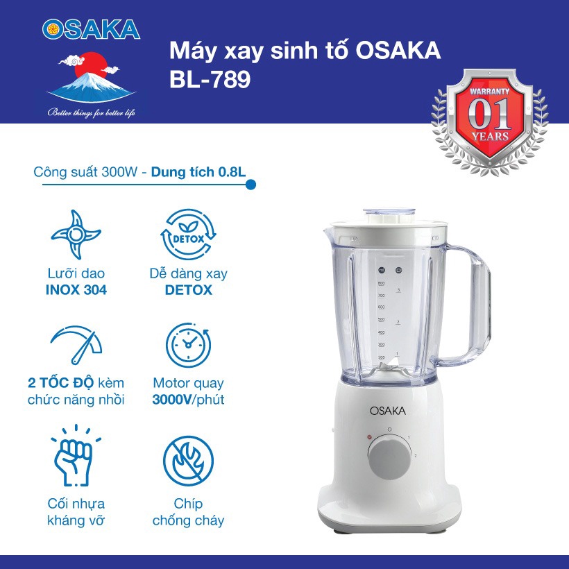 Máy Xay Sinh Tố Bl789 - Osaka