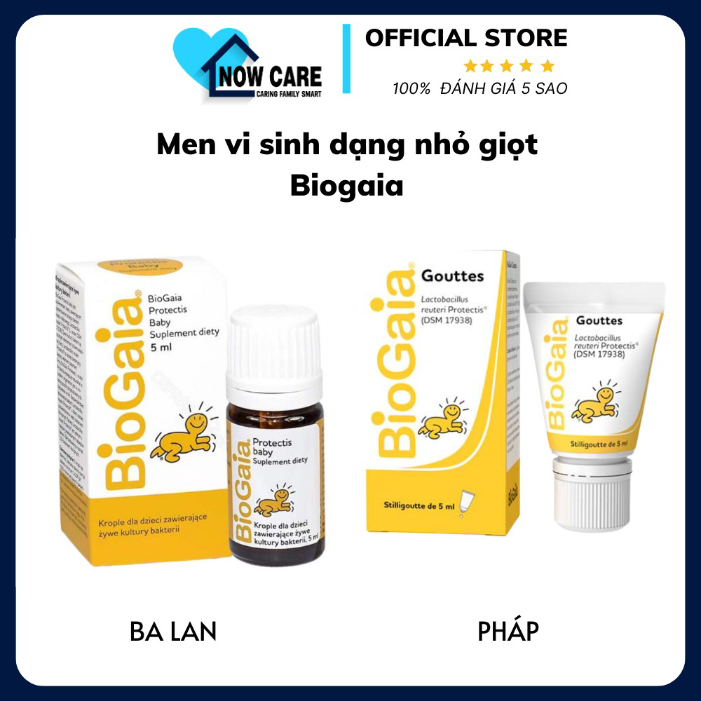 Men Vi Sinh Nhỏ Giọt Cho Bé Từ Sơ Sinh - Biogaia