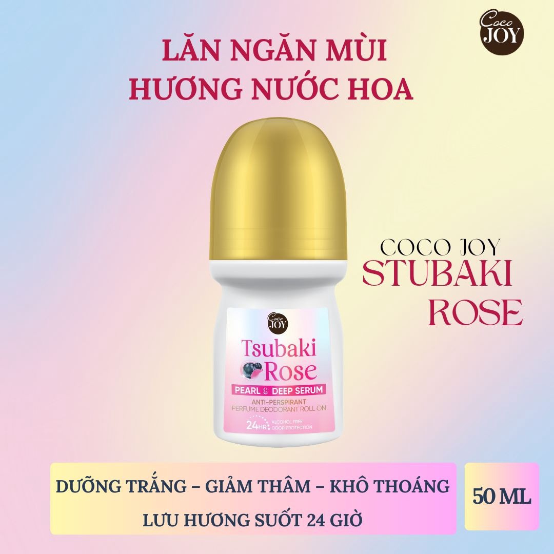 Lăn Ngăn Mùi Hương Nước Hoa Tsubaki Rose 50 Ml -coco Joy