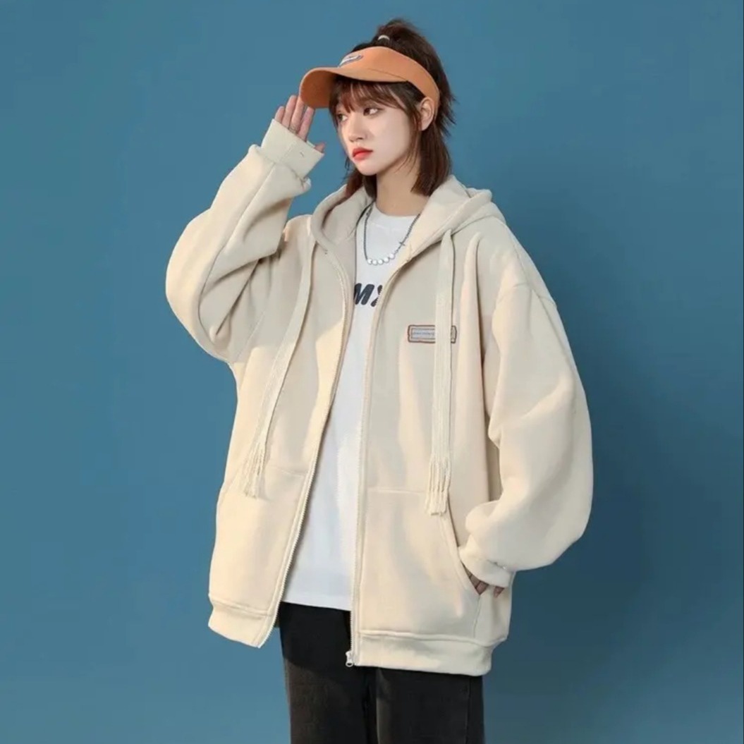 Áo Khoác Nỉ 1603 Chất Nỉ Cotton
