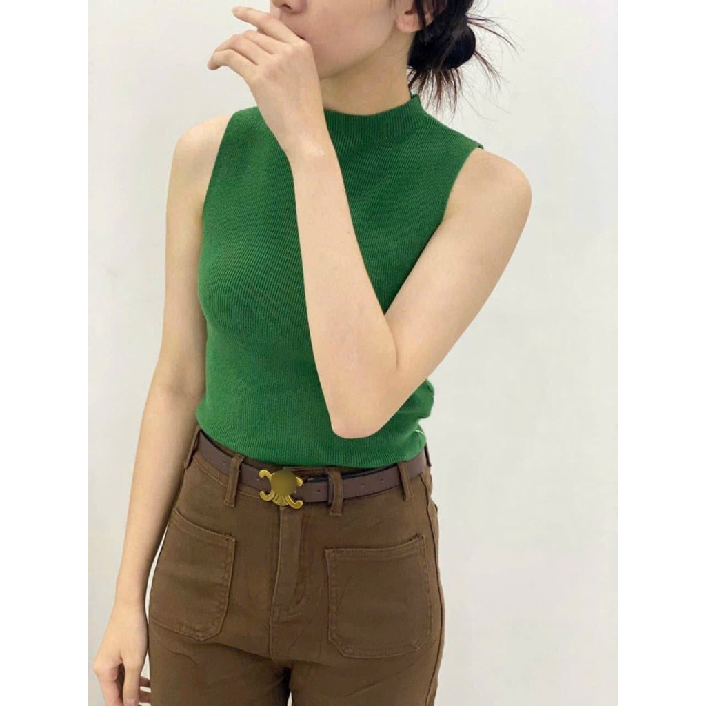 Alternative view of Áo Len Ba Lỗ Croptop Kiểu Cổ Neo Quyến Rũ Sldca110 - Diepchi Fashion