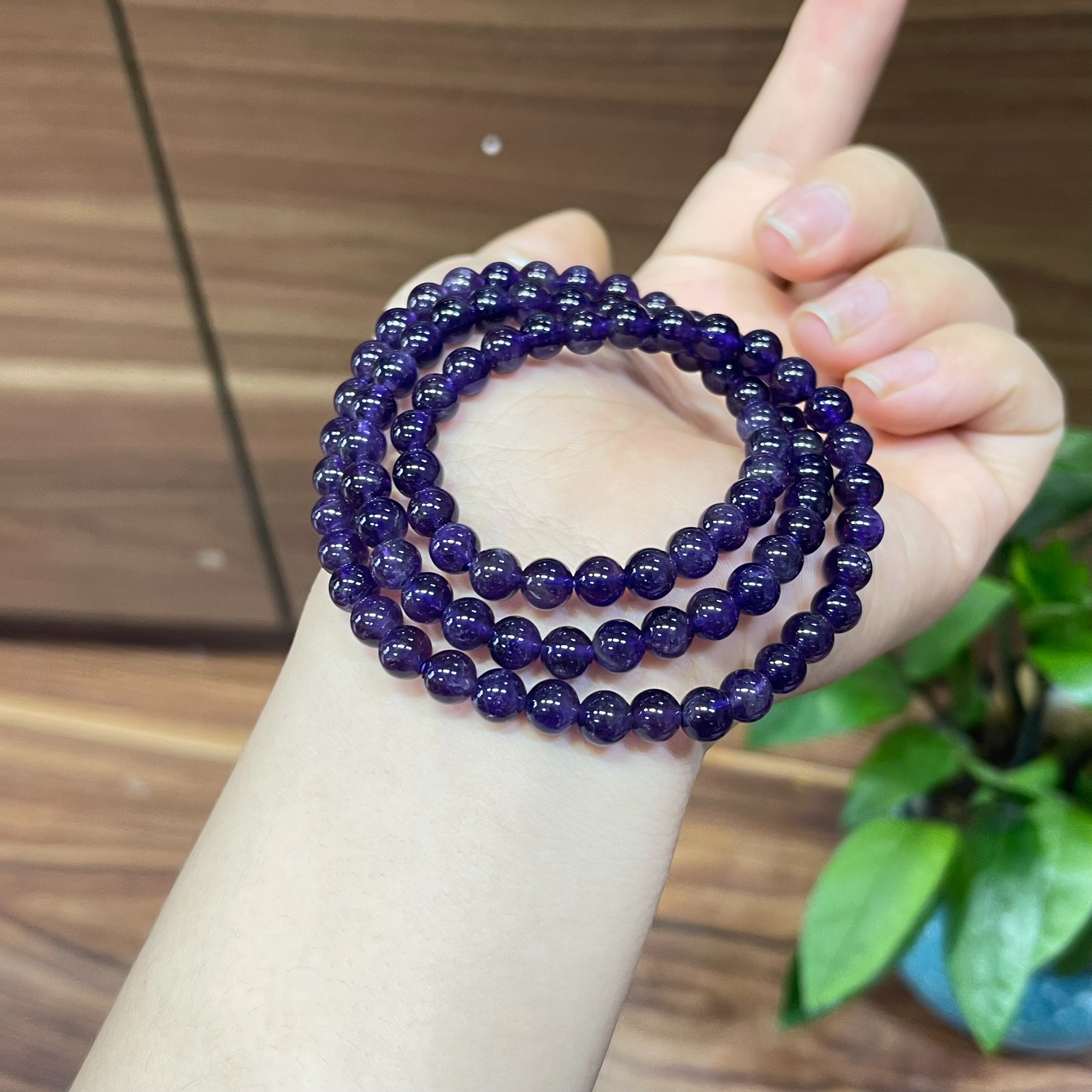 Chuỗi Vòng Tay Thạch Anh Tím Vip Thiên Nhiên - Thắng Giang