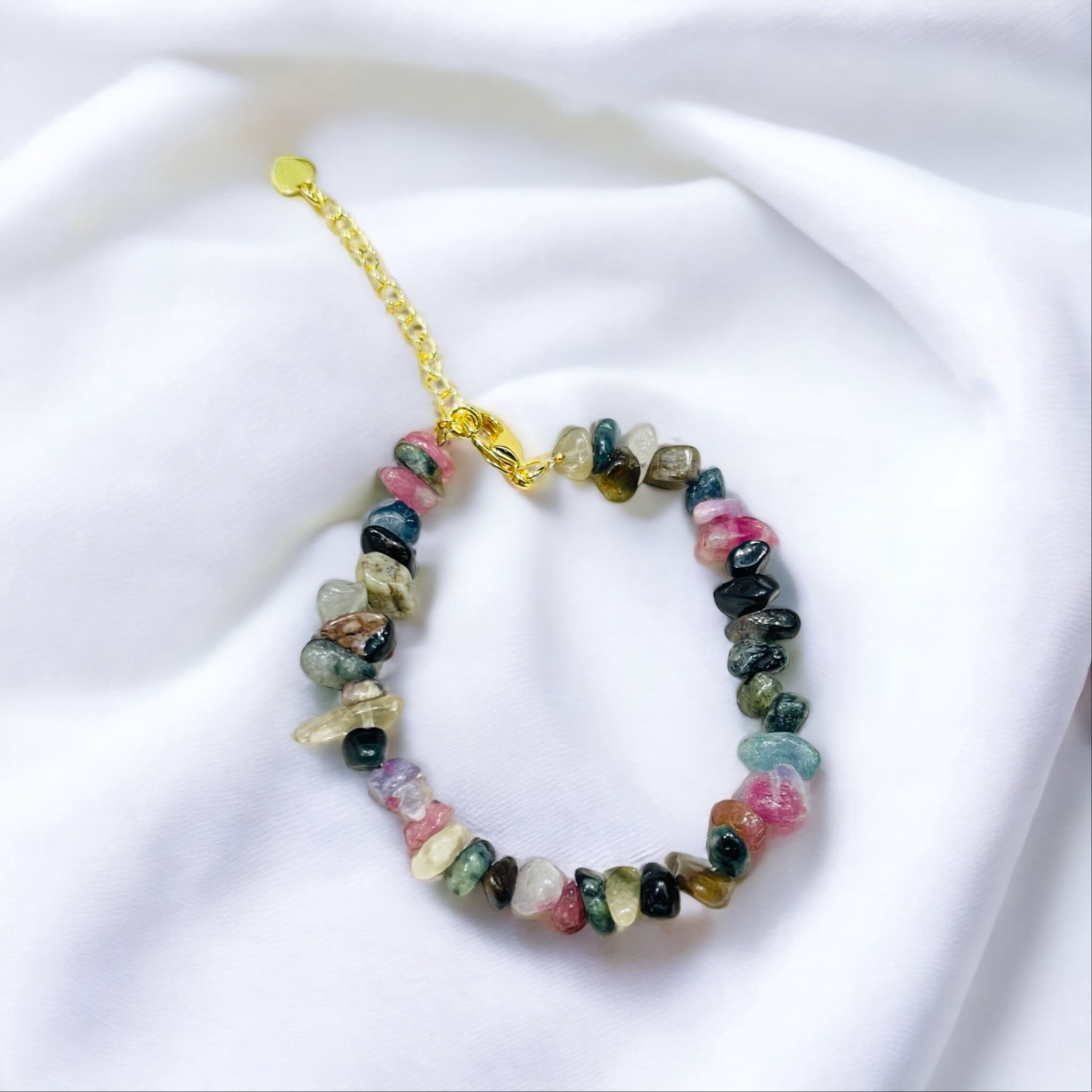 Vòng Tay Đá Tourmaline Thiên Nhiên - Thắng Giang