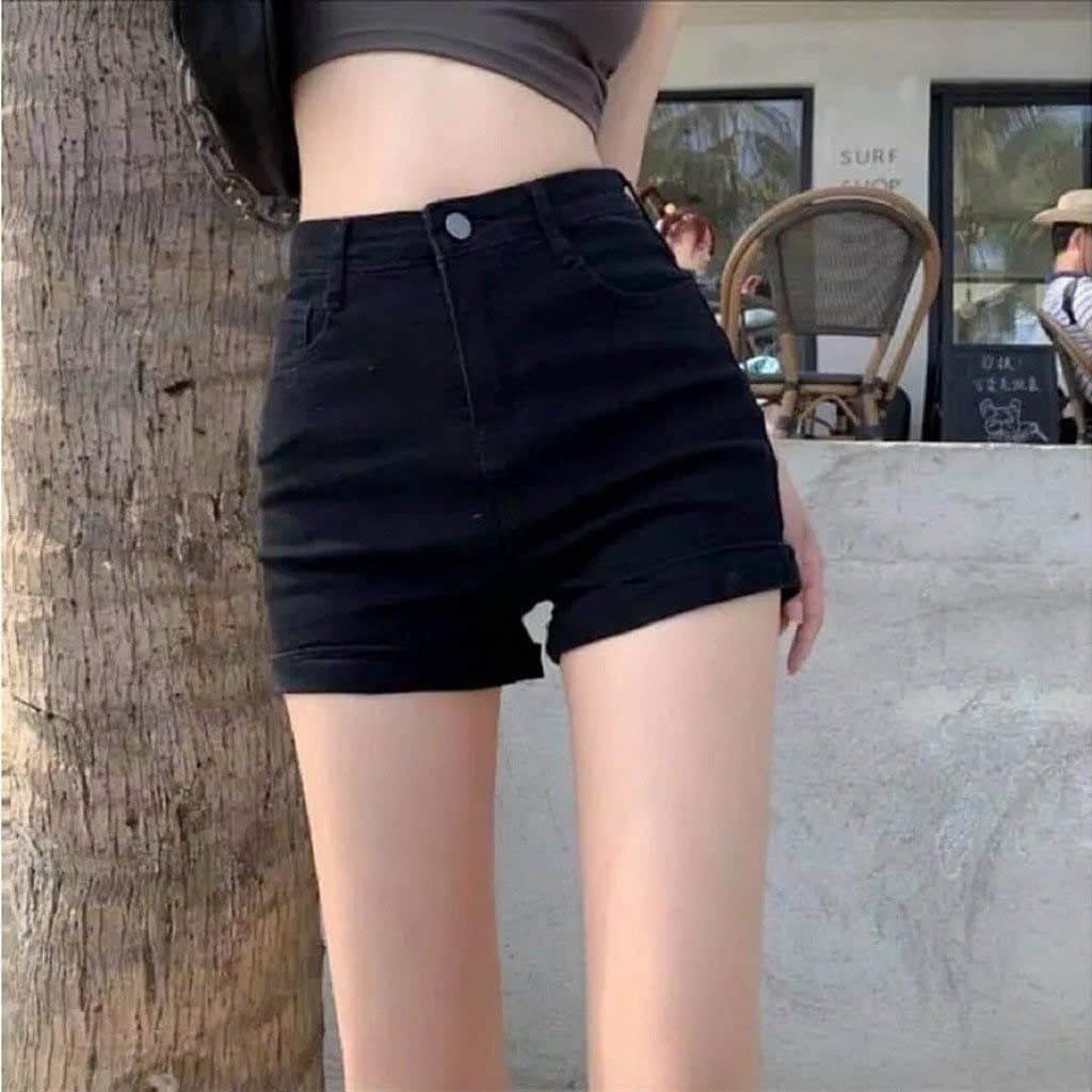 Alternative view of Quần Short Nữ Lật Lai Lưng Cao Lật Lai Chất Kaki Sa145 - Sam Store