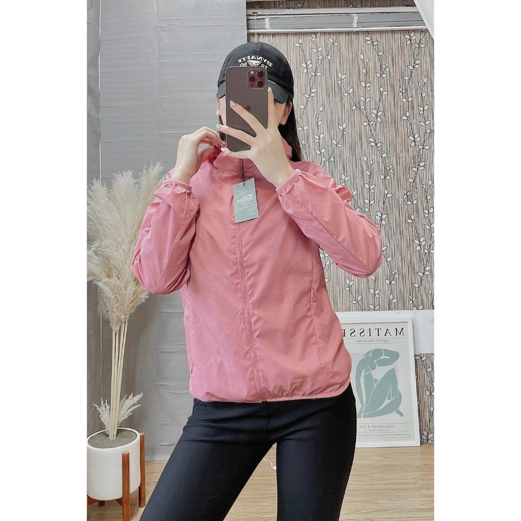 Alternative view of Áo Khoác Gió 2 Lớp Lưới Tặng Kèm Túi Cuộn Tiện Lợi Cho Bạn Nữ Sldcg01 - Diepchi Fashion