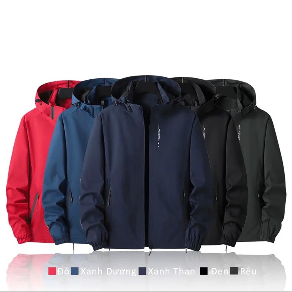 Áo Gió Nam In Chữ Dọc Chất Liệu Gió Chống Thấm Nước Mẫu Mới Sldcg15 - Diepchi Fashion