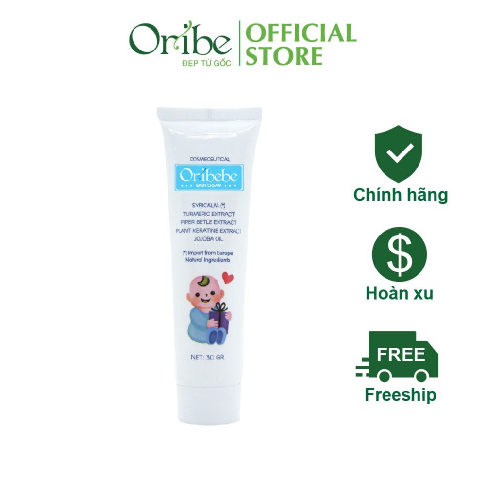 Alternative view of Kem Dưỡng Ẩm Da Ngăn Ngừa Rôm Sẩy Và Hăm Tả Em Bé Oribebe 30g