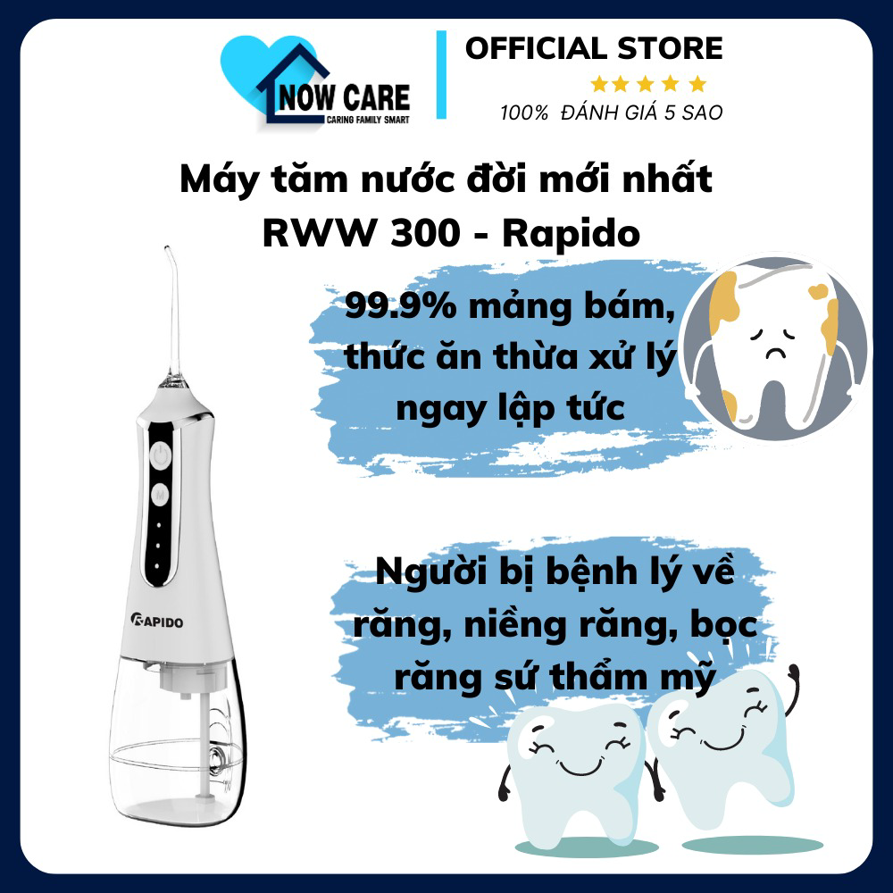 Máy Tăm Nước Đời Mới Nhất Rww 300 - Rapido
