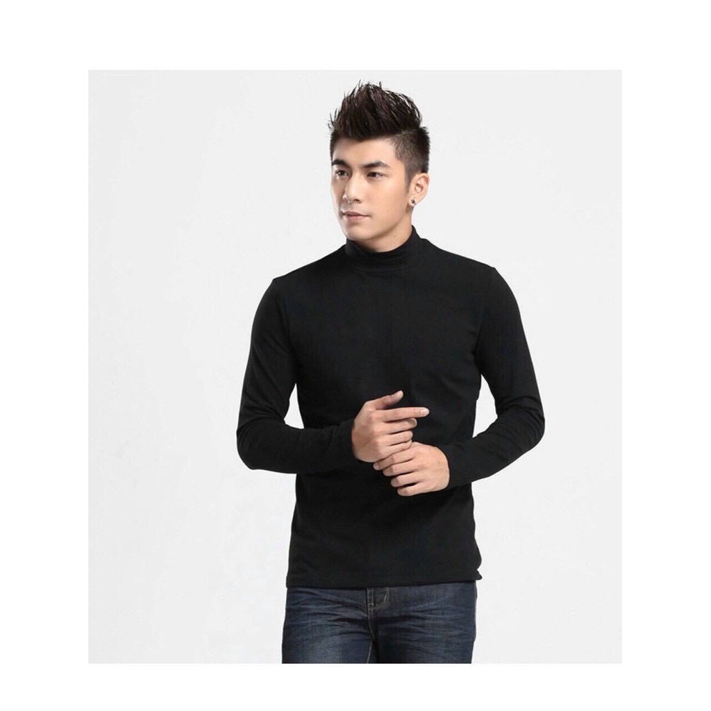 Áo Giữ Nhiệt Cổ 3cm Bên Trong Lót Nỉ Cho Bạn Nam Sldca92 - Diepchi Fashion