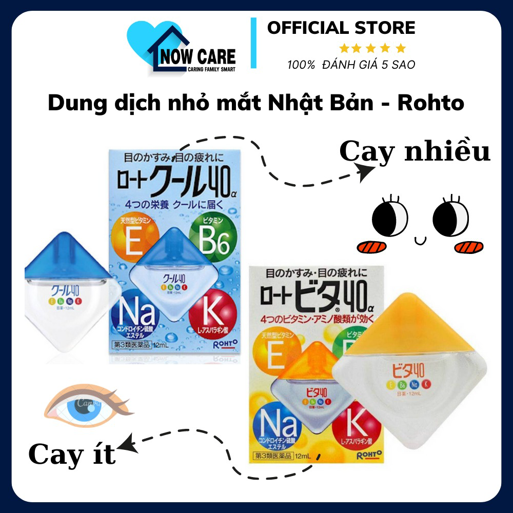 Dung Dịch Nhỏ Mắt Nhật Bản - Rohto