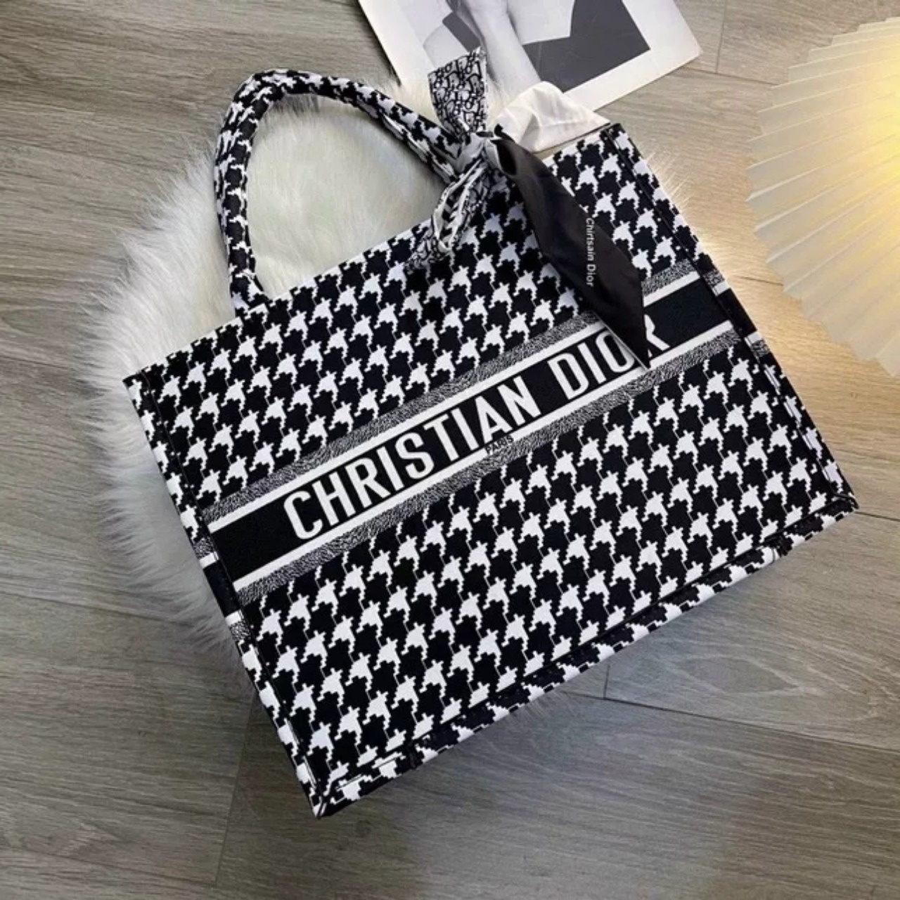 Túi Xách Nữ, Túi Tote Thổ Cẩm Di.or Công Sở Đựng Vừa A4 Chất Đẹp Wh345 - Winnie House