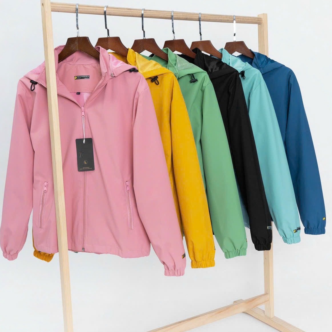 Áo Gió Nữ Tráng Bạc 2 Lớp Chống Tia Uv Mũ Rời - Men’s Style