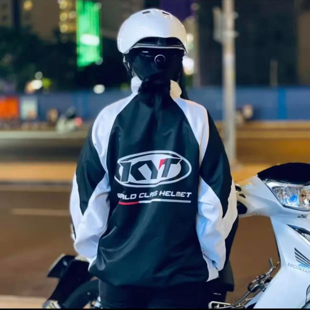 Alternative view of Áo Khoác Bomber Dù Kyt Nam Nữ Form Rộng 2 Lớp Sa865 - Sam Store