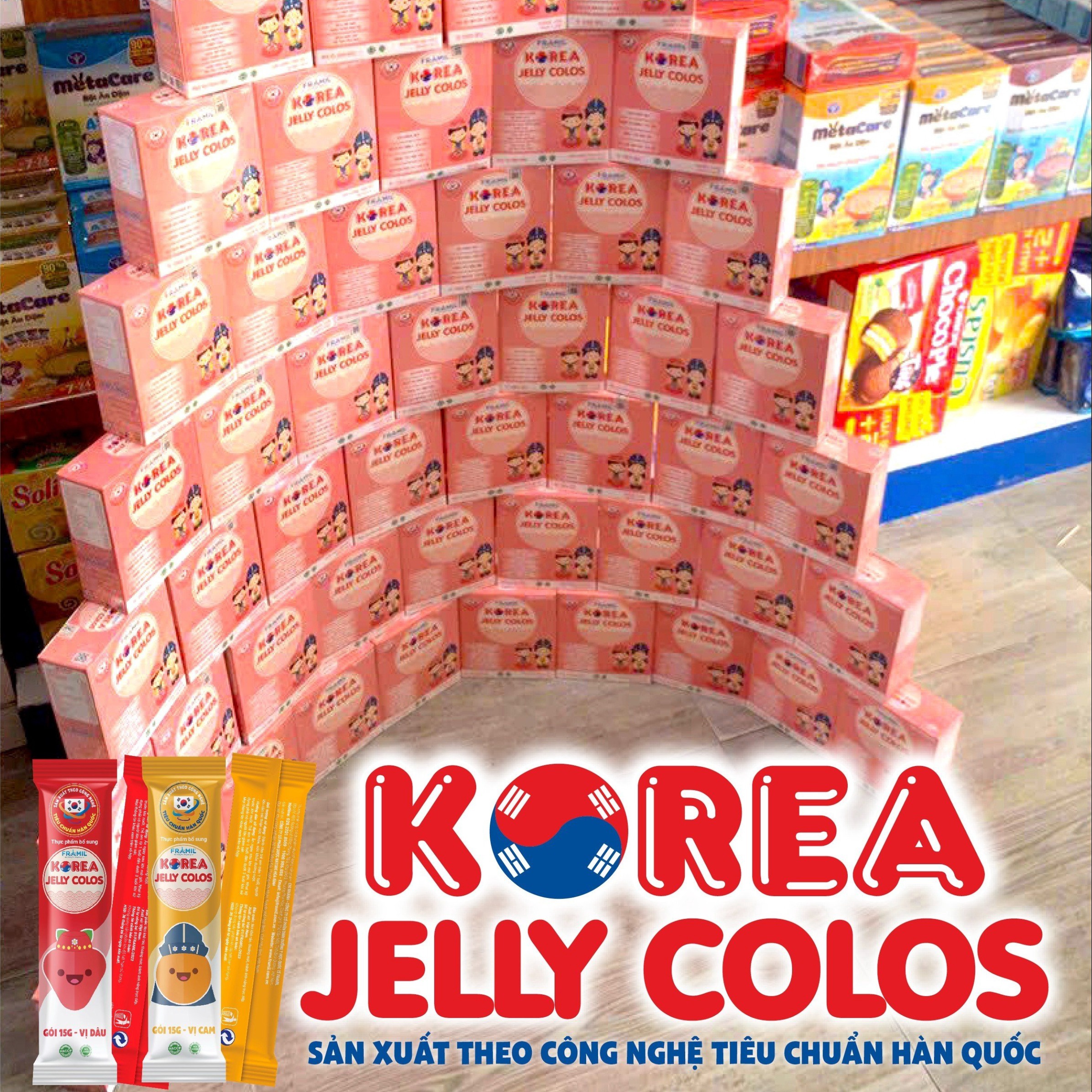 Alternative view of Thạch Korea Jelly Colos Hộp 20 Gói - Franci.
