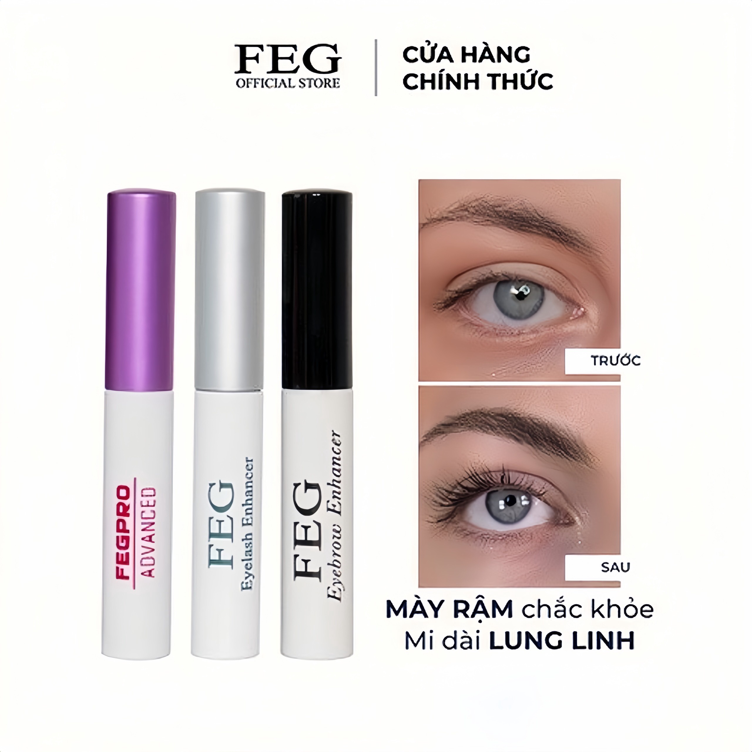 Dưỡng Mi Feg Eyelash - Mi Dài Lung Linh, Chắc Khỏe - Mỹ Phẩm 24h