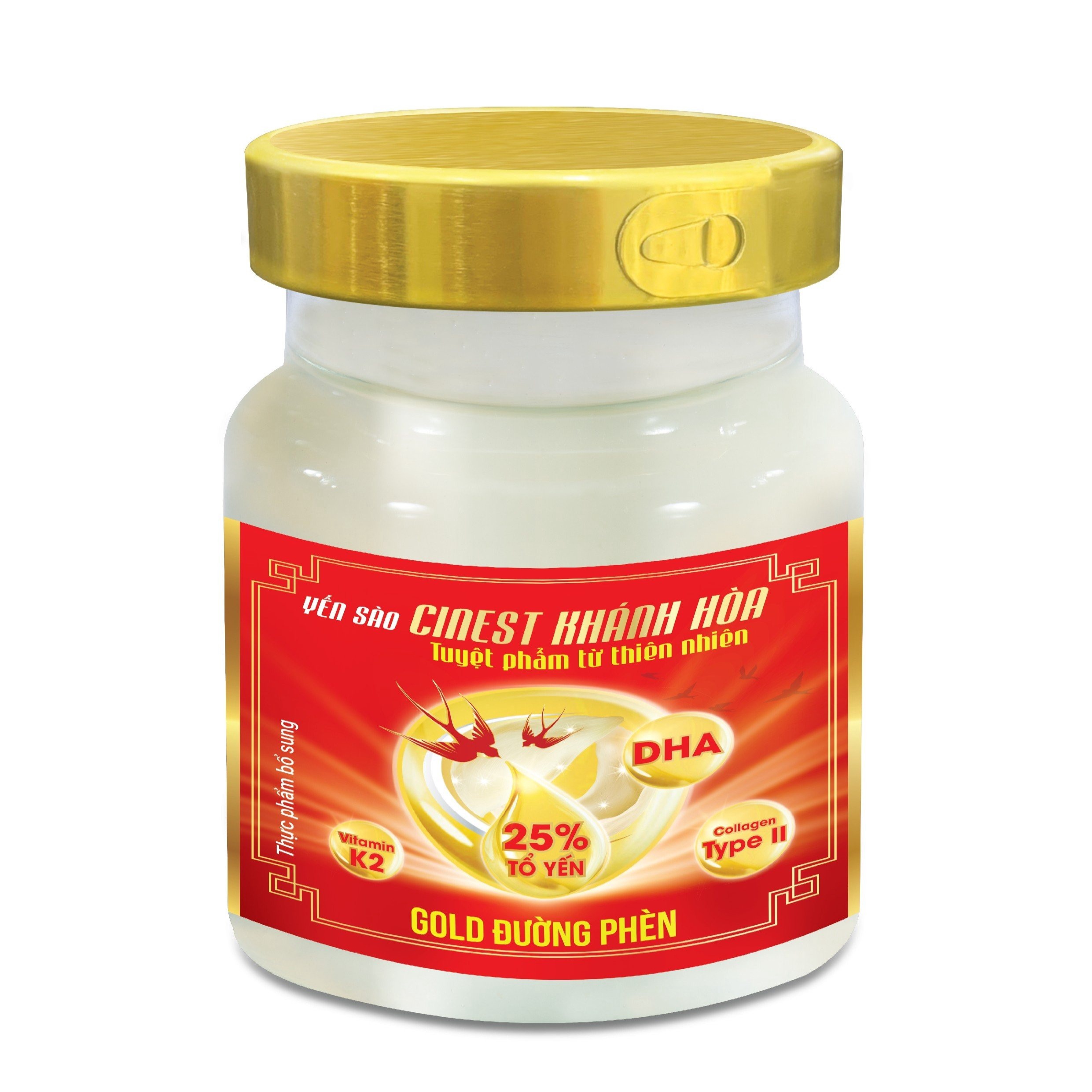 Alternative view of (lọ) Yến Sào Cinest 25% Gold Đường Phèn 70ml - Franci