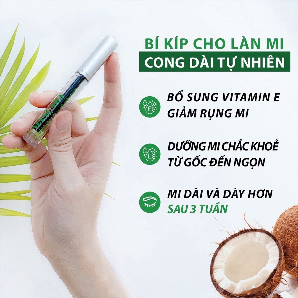 Alternative view of Serum Dưỡng Dài Mi Từ Dầu Nguyên Chất (dừa, Olive, Argan) 5ml- Milaganics