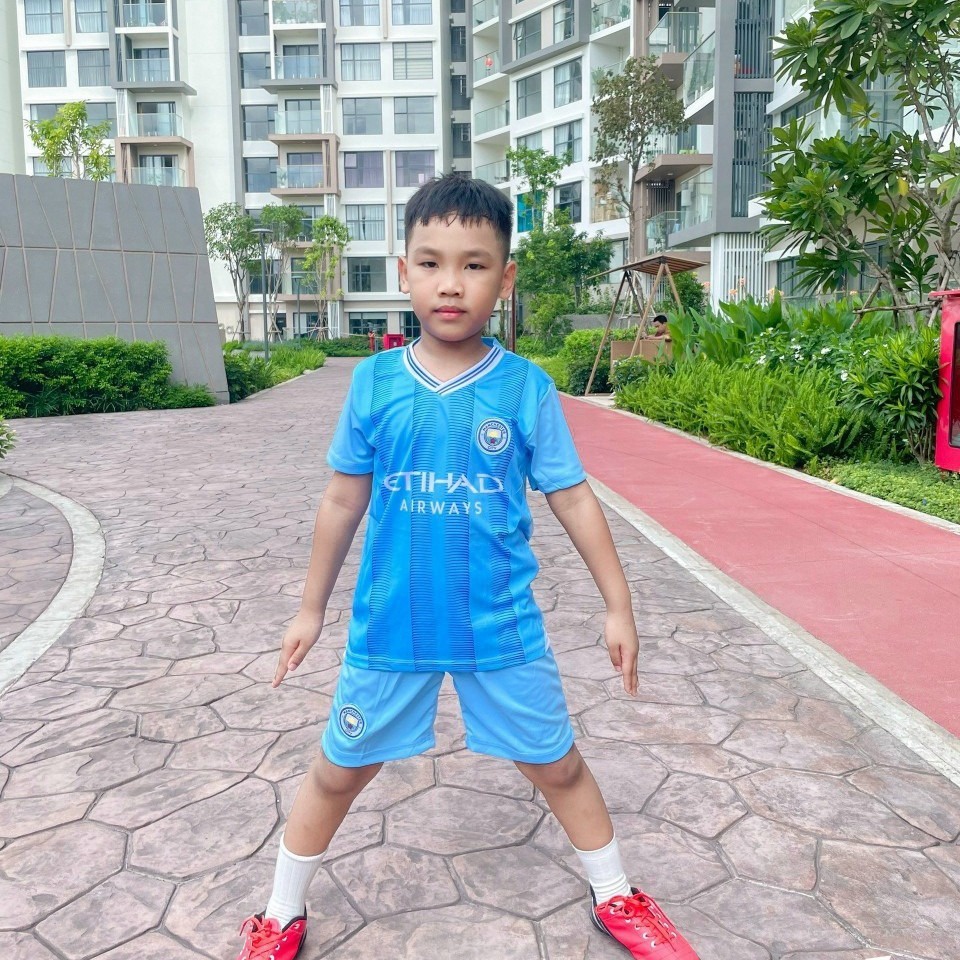 Alternative view of Quần Áo Đá Bóng Trẻ Em Manchester City Sân Nhà, Sân Khách Jlmach01 - Zinpro