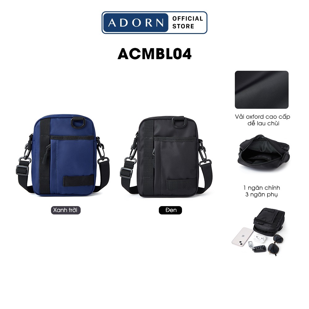 Túi Satchel Đeo Vai Nam Mini Vải Oxford Tiện Dụng Acmbl04