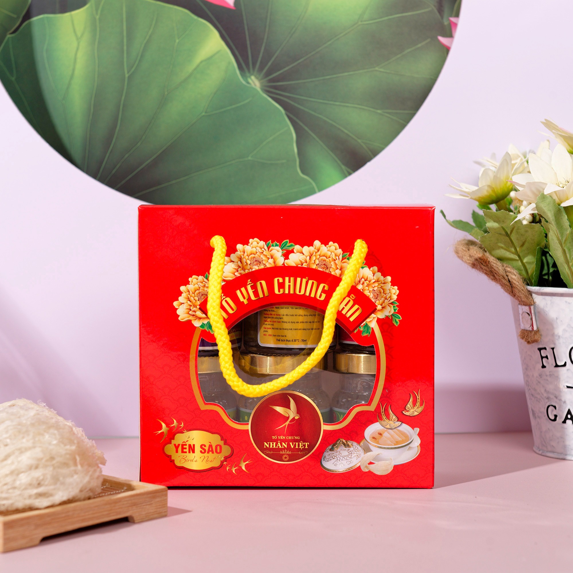 Alternative view of [2 Lốc Tặng 1 Hũ] Lốc 6 Hũ Yến 30% Yến Sào Chưng Mix Đủ Vị Nhân Việt - Nhân Việt