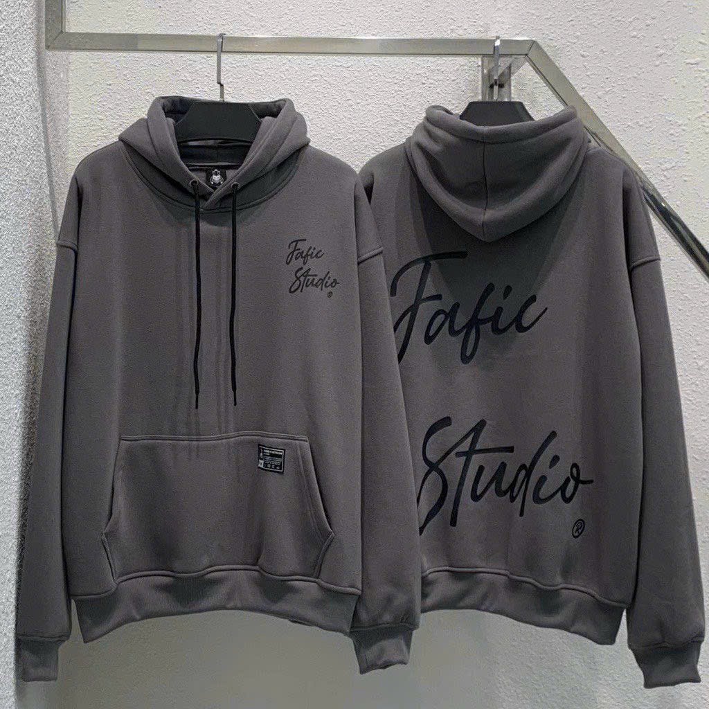 Alternative view of Áo Hoodie Vải Nỉ Bông Dày Dặn In Chữ Fafic Studioo Túi Bụng Unisex Nam Nữ Tp22 - Golden Dream