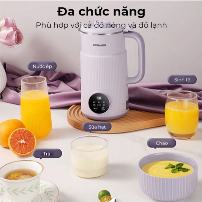 Alternative view of Máy Làm Sữa Hạt Ostmars Tiếng Việt 800ml Ctb404 - Bechip