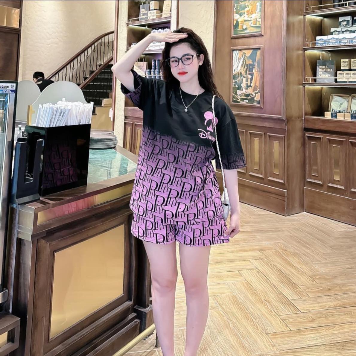 Alternative view of Set Bộ Đồ Nữ Pity Disney Tay Ngắn Quần Đùi Sa600 - Sam Store