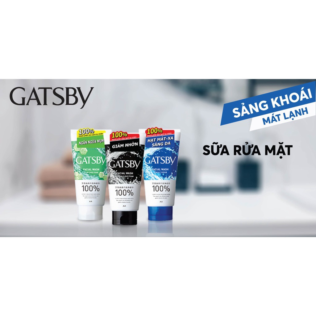 Alternative view of Sữa Rửa Mặt Nam Gatsby Nội Địa Nhật (nhiều Công Dụng) Tuýp 130g -su