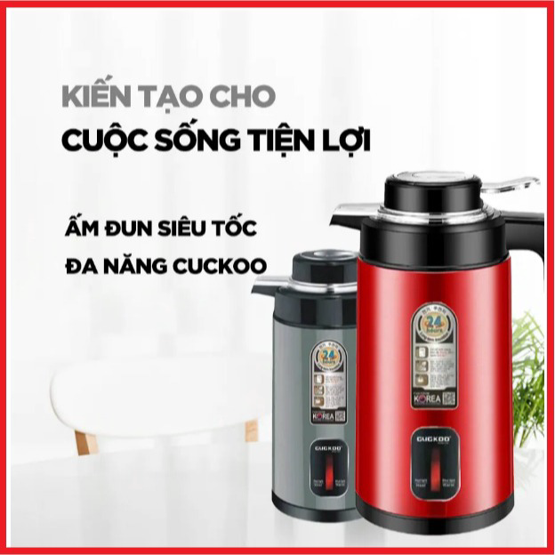 Ấm Siêu Tốc Kiêm Phích Nước Giữ Nhiệt Cao Cấp Cuckoo St21 Ctb155 - Bechip