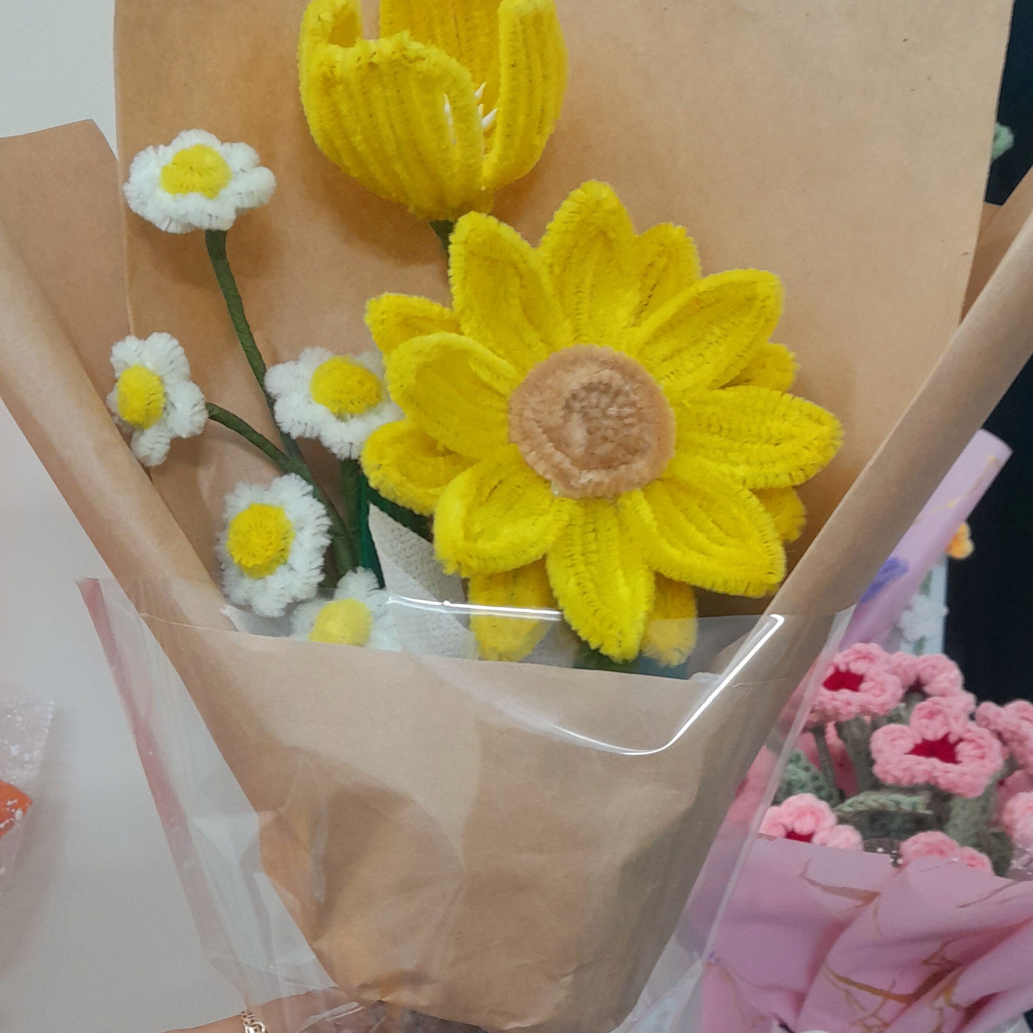 Bó Hoa Kẽm Nhung Quà Tặng Handmade Yukishop Yk16