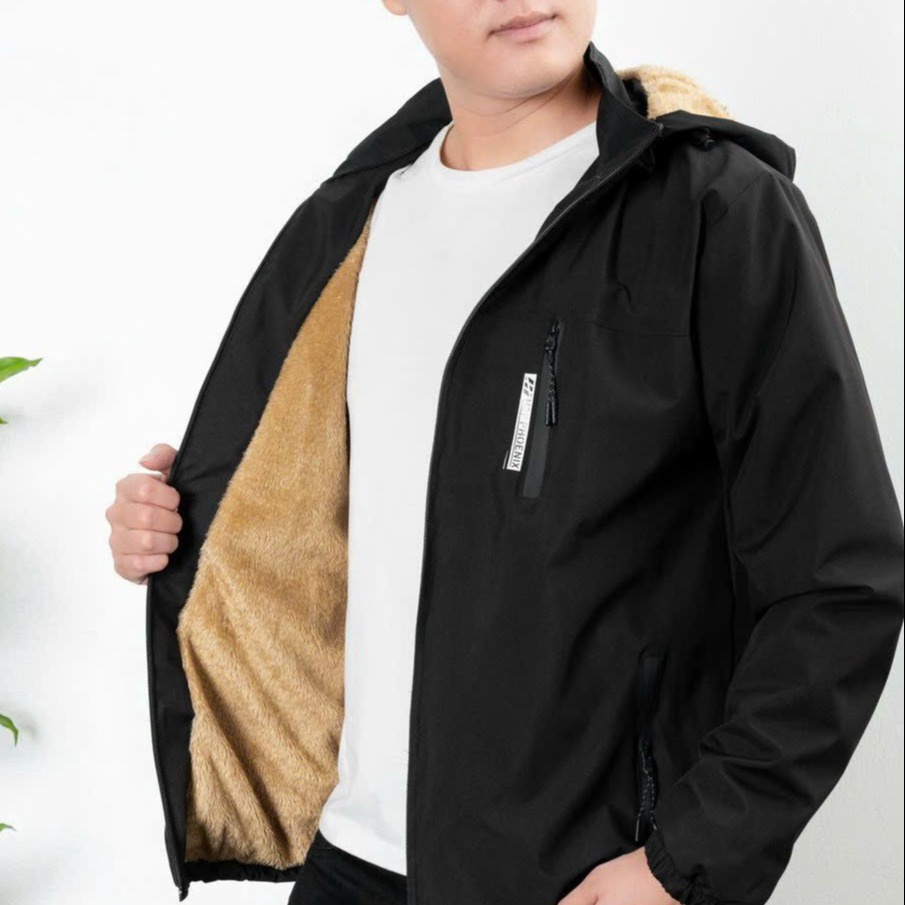 Áo Gió Tráng Bạc Lót Lông Cao Cấp - Men's Style