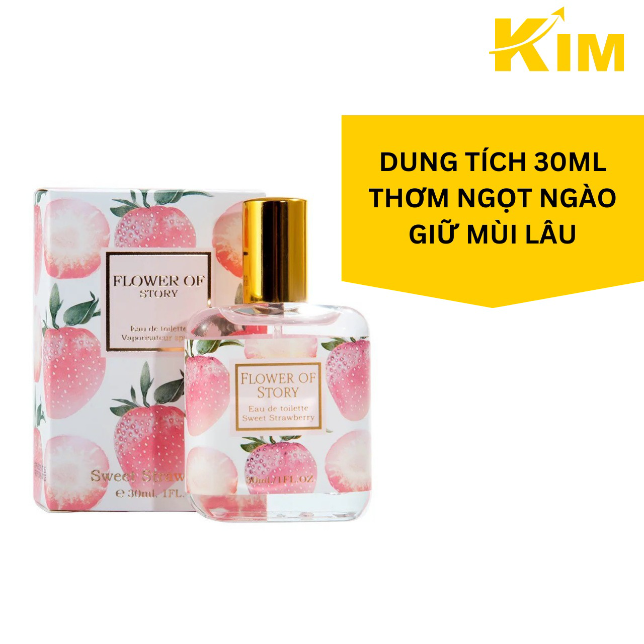 Xịt Thơm Toàn Thân Body Mist Flower Of Story Thơm Ngọt Ngào 30ml - Kim