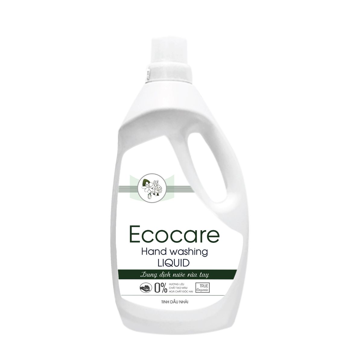 Nước Rửa Tay Hữu Cơ Diệt Khuẩn Dạng Bọt Tinh Dầu Nhài 1l - Ecocare
