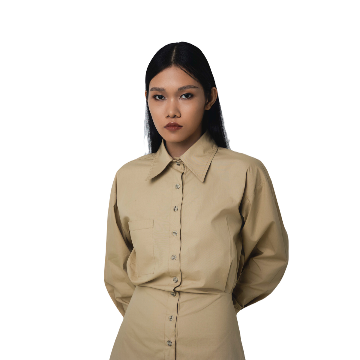 Alternative view of Đầm Sơ Mi Tay Dài Shirt Dress - Conin